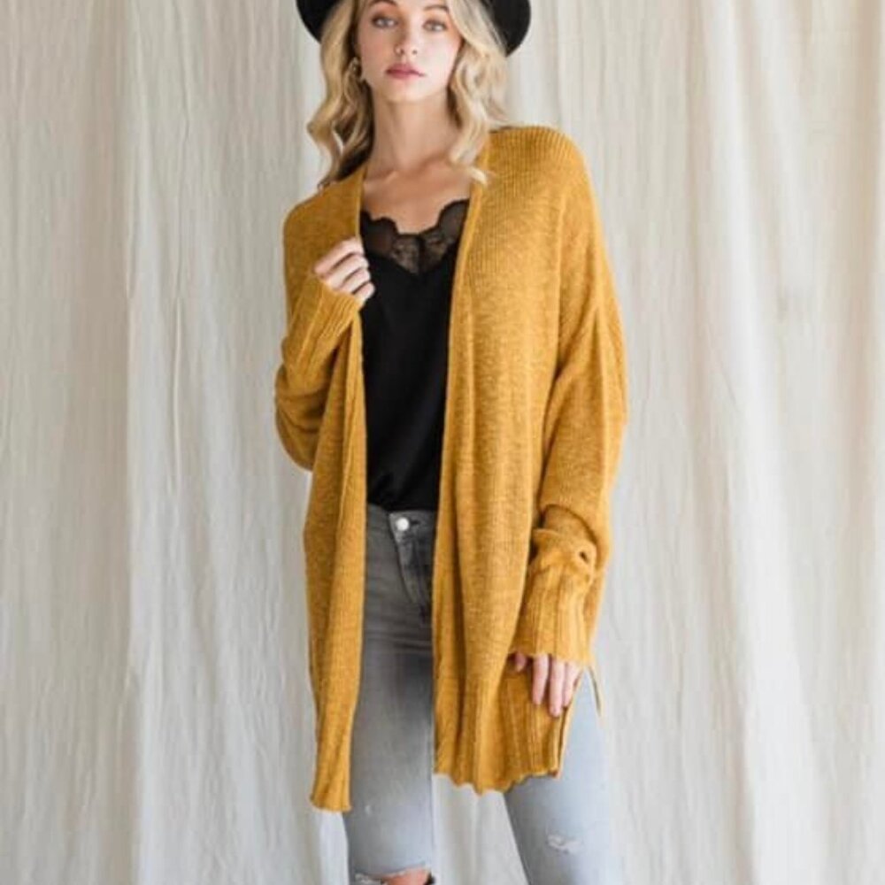 Women's Mustard Cardi (Heyson brand)
